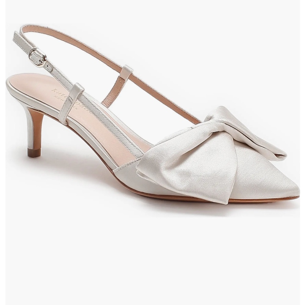 Kate Spade Women’s Marseille Bow Pointed Toe Slingback Pumps